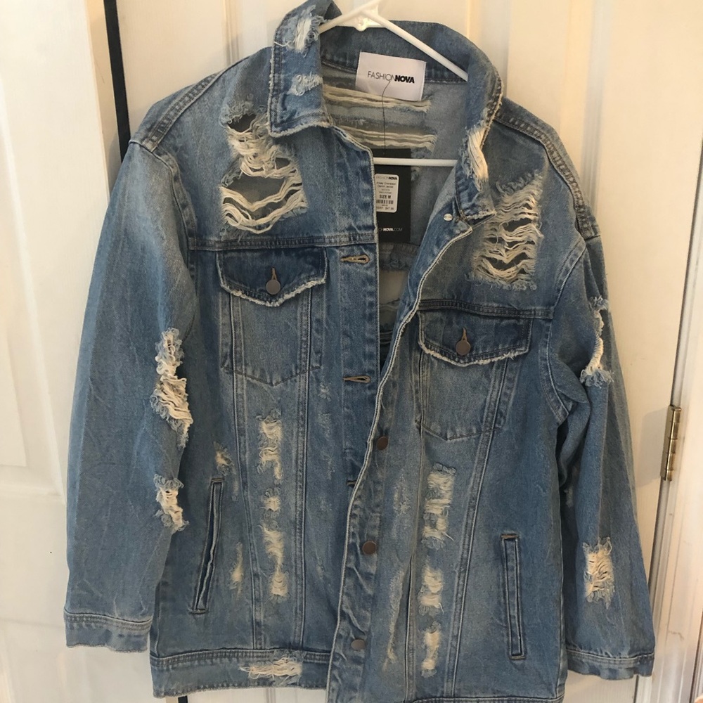 FashionNova Oversized Jean jacket